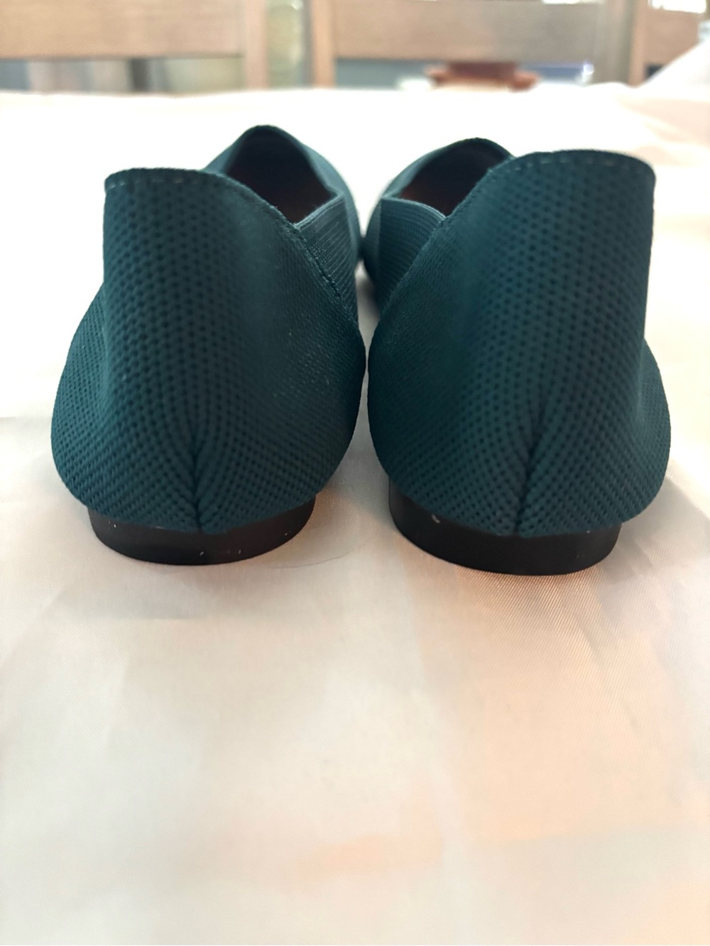 NWOT Semwiss Teal Pointed Toe Ballet Flats SZ 8.5 - Picture 6 of 14